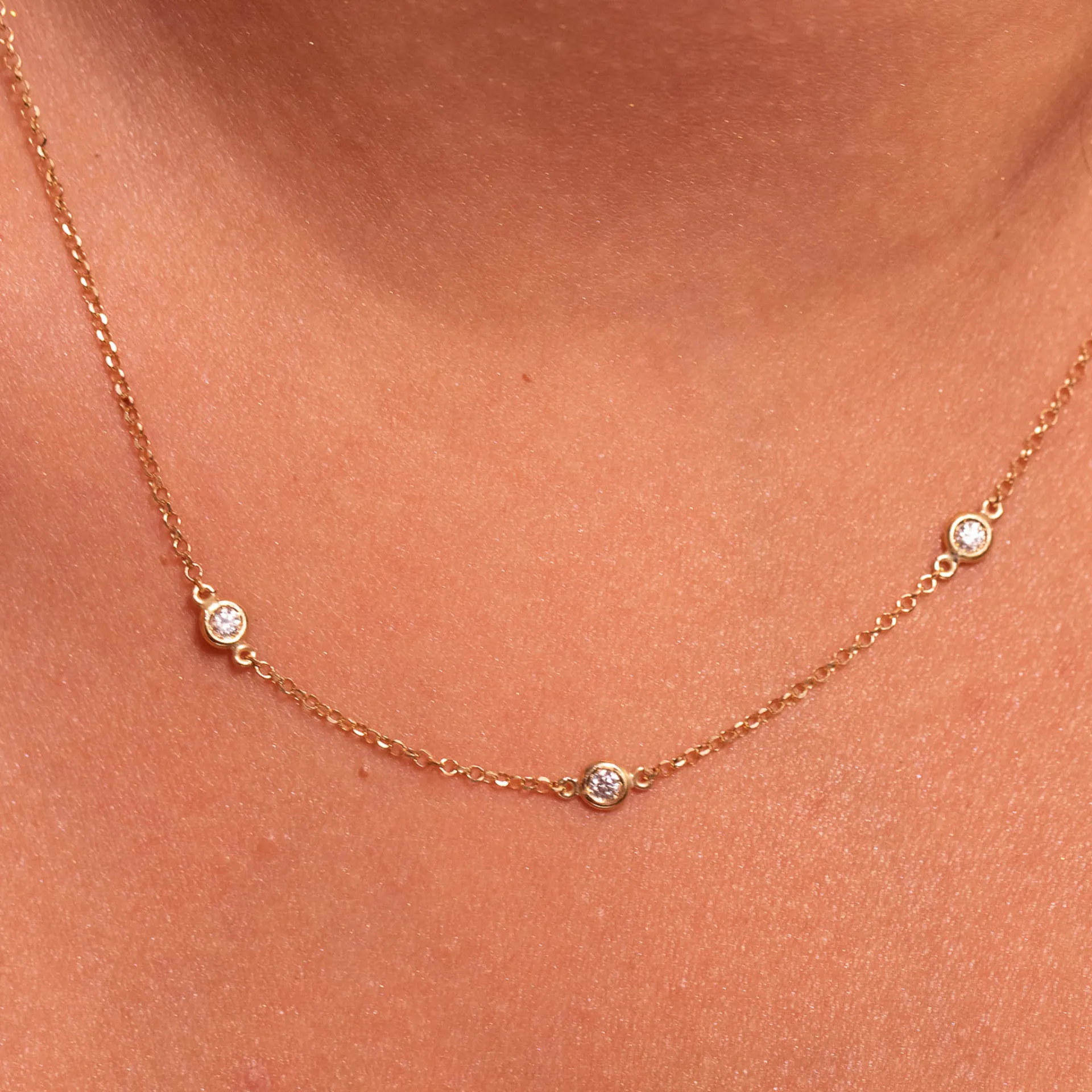 Colar Três Marias | diamantes
