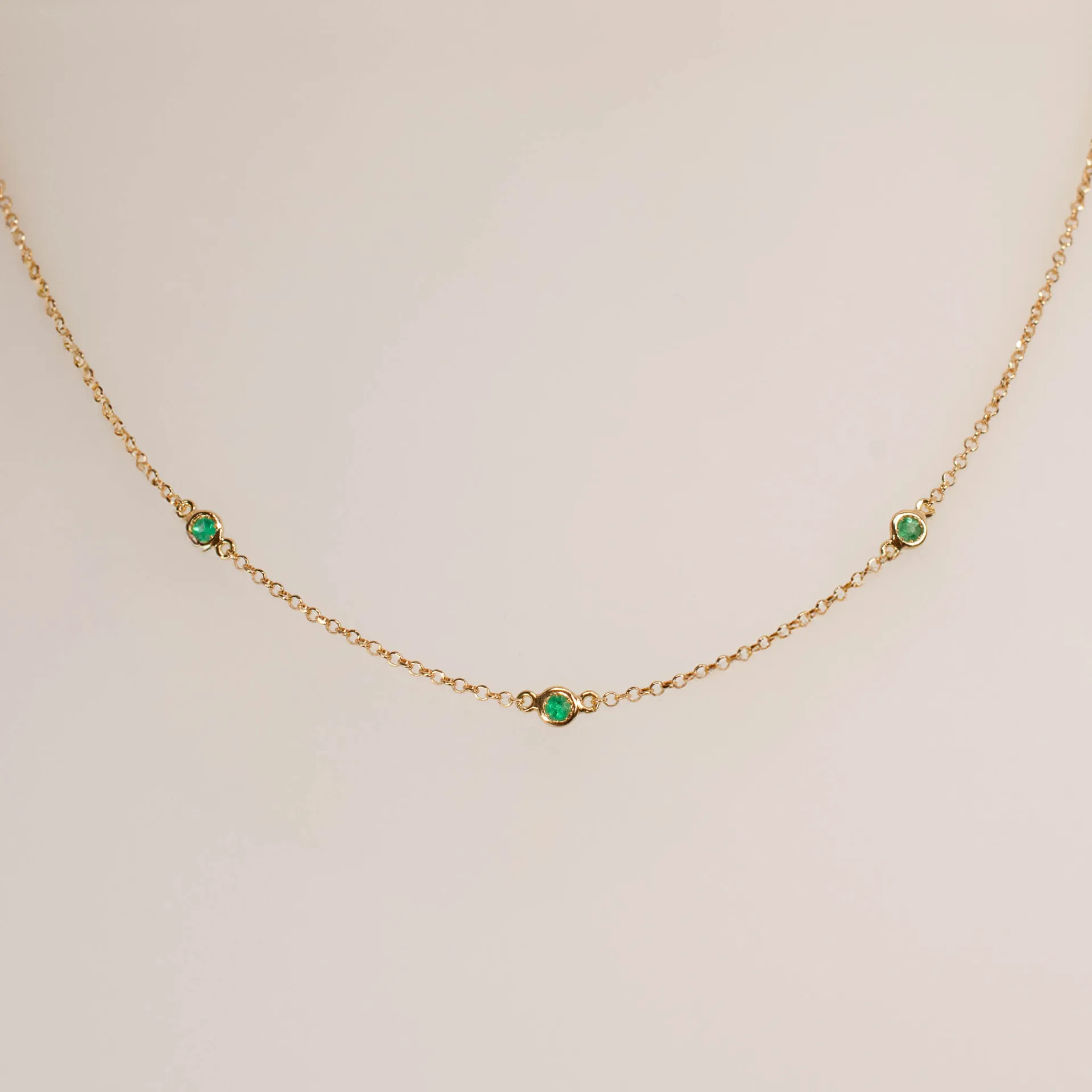 Colar Três Marias | esmeraldas